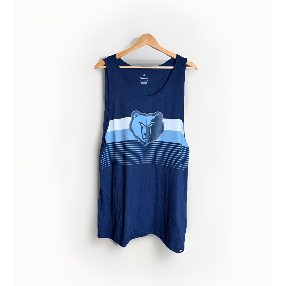 Memphis Grizzlies Sleeveless Basketball Jersey Graphic Fan Tank Top Men's Size L